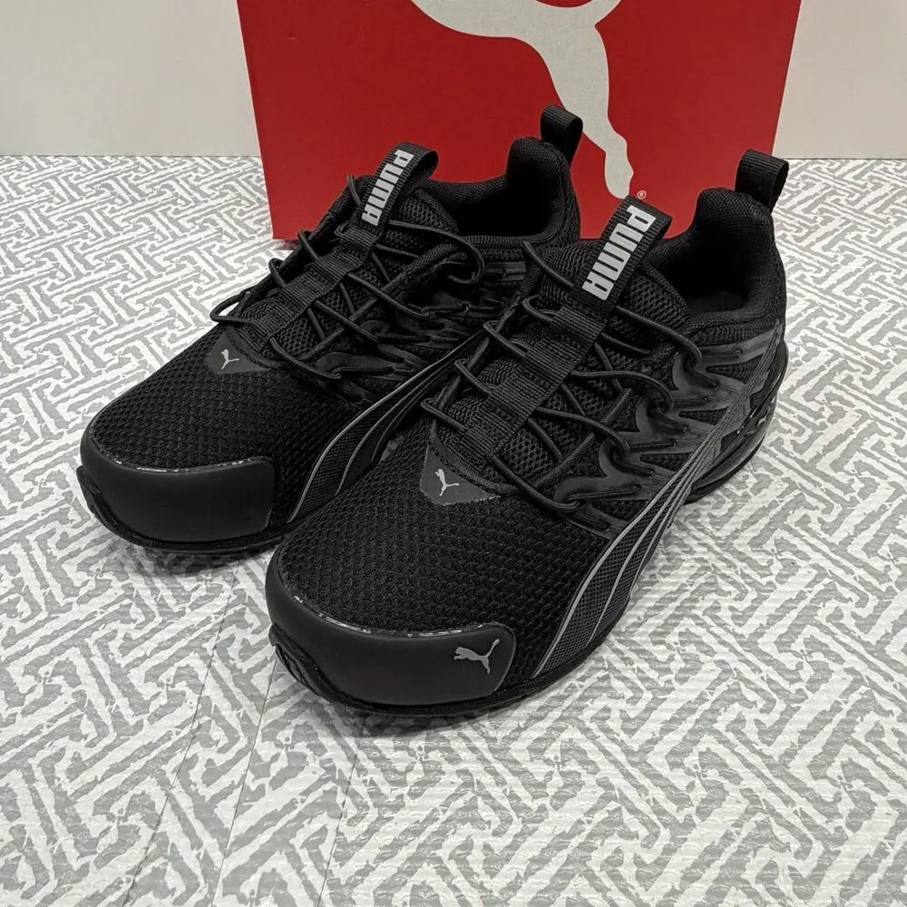 Puma Kids Voltaic Evo Fade AC PS Black Gray Shoes 312358-08 Size US 1C 1 EUR 32